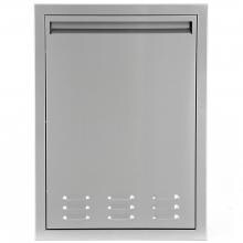 BBQGuys Aspen Series 20-Inch Roll-Out Stainless Steel Propane Tank Storage Bin image