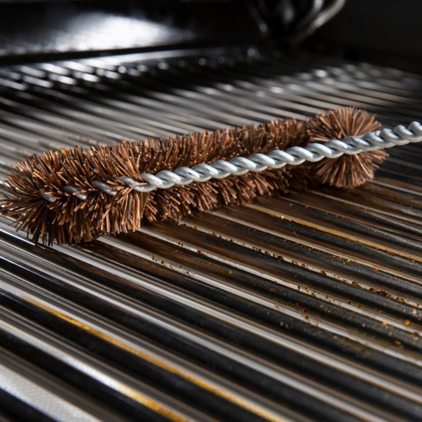 GrillPro Palmyra Extra Wide Grill Brush - 77648 - Using Brush - Lifestyle thumbnail
