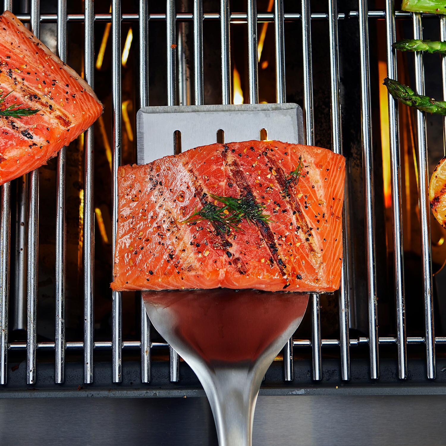 Weber 6769 Precision Grill Spatula - Grilling Salmon thumbnail