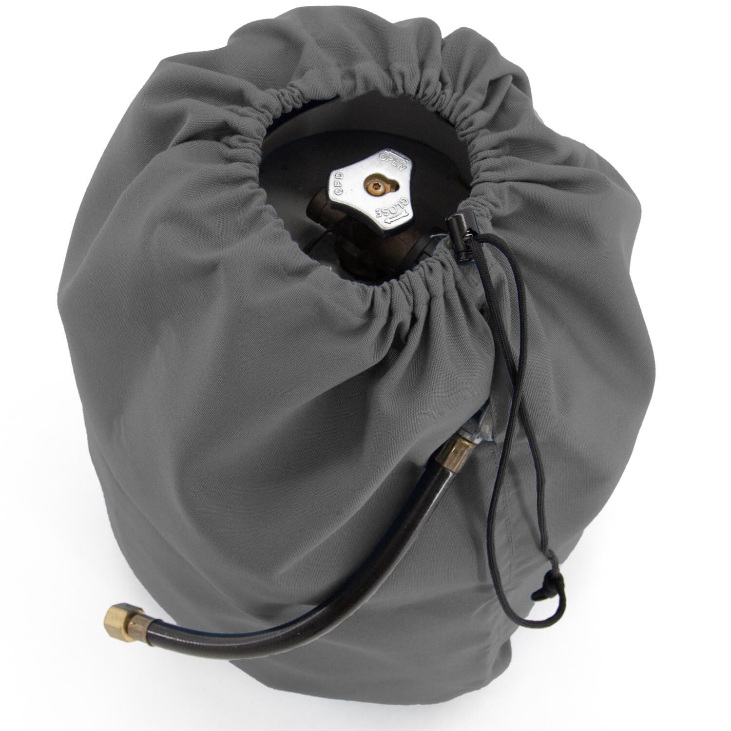 Signature Series Propane Tank Cover by BBQGuys - In Use Above thumbnail