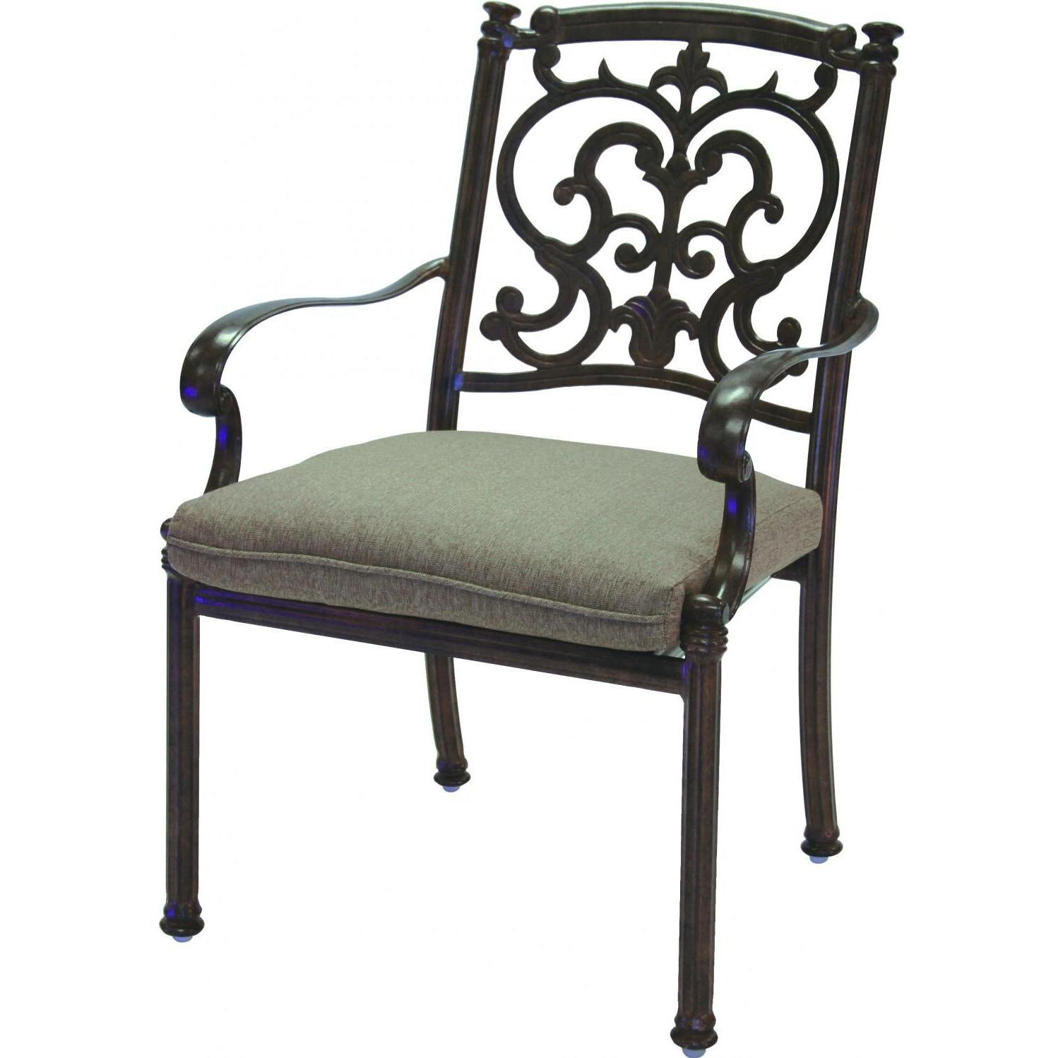 Darlee Santa Barbara Patio Dining Chair - Antique Bronze thumbnail