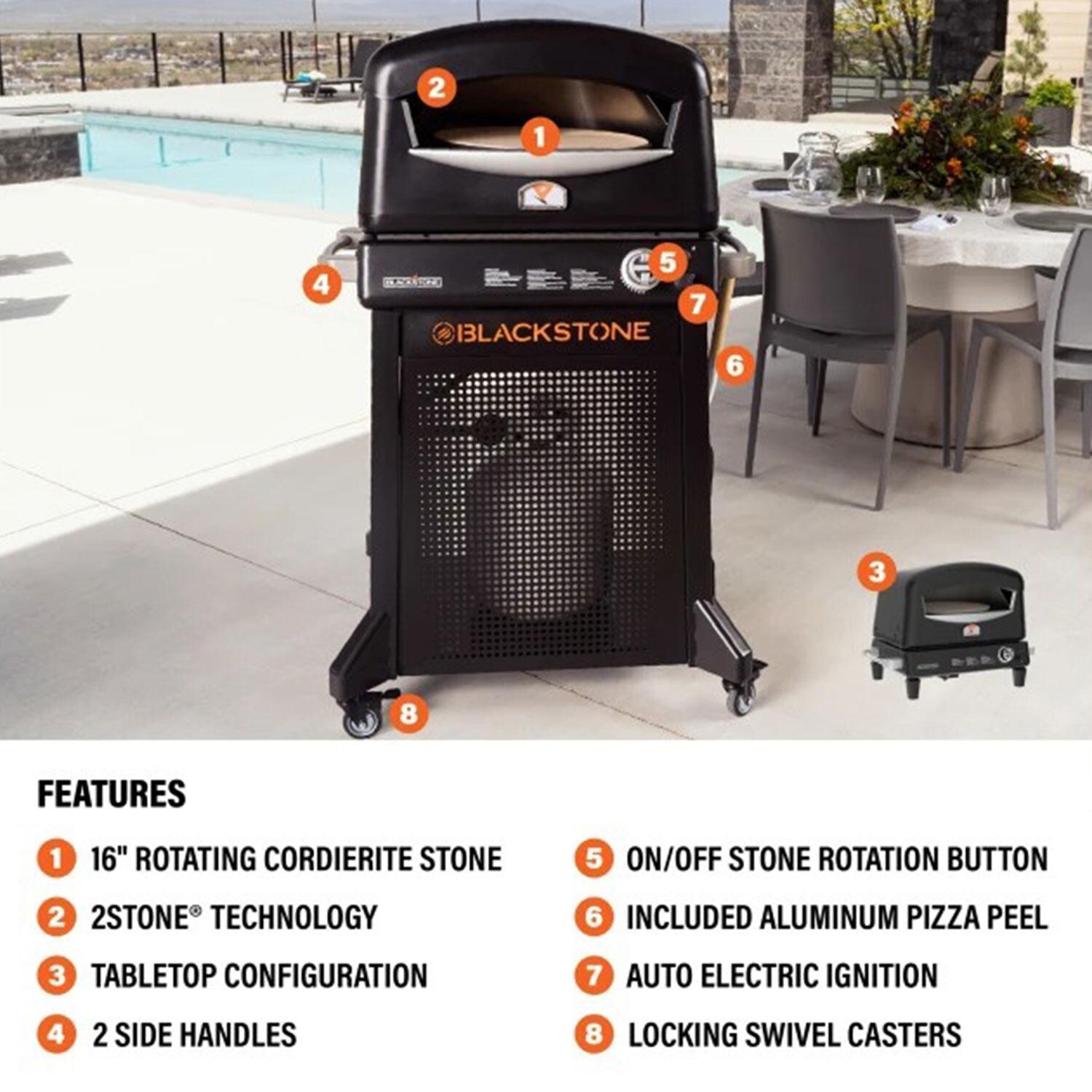 Blackstone Products 6825 Pizza Oven W/Stand - Features - Detail thumbnail