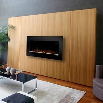 Dimplex Lacey 43Inch Wall Mount Electric Fireplace Black