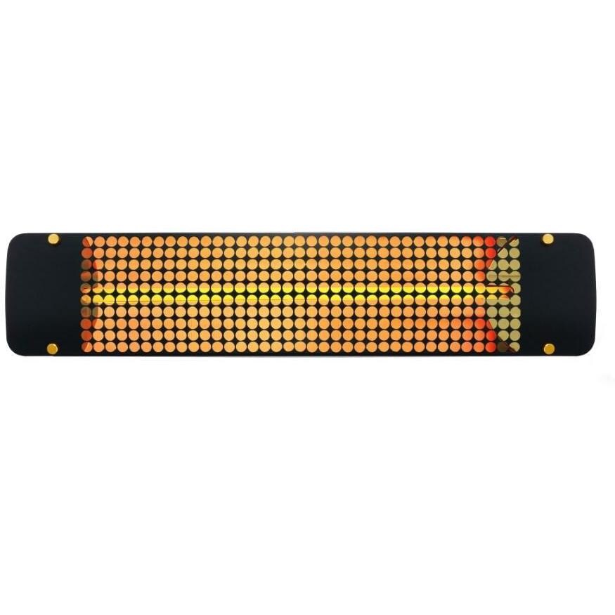 Eurofase EF25480B7 Admiral Series 39 Inch 2500 Watt Single Element Marine Grade 480V Electric Patio Heater in Black - Display - White Background thumbnail