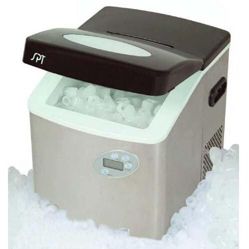 Sunpentown 2.5 Lb. Portable Ice Maker - Stainless Steel - IM-101S