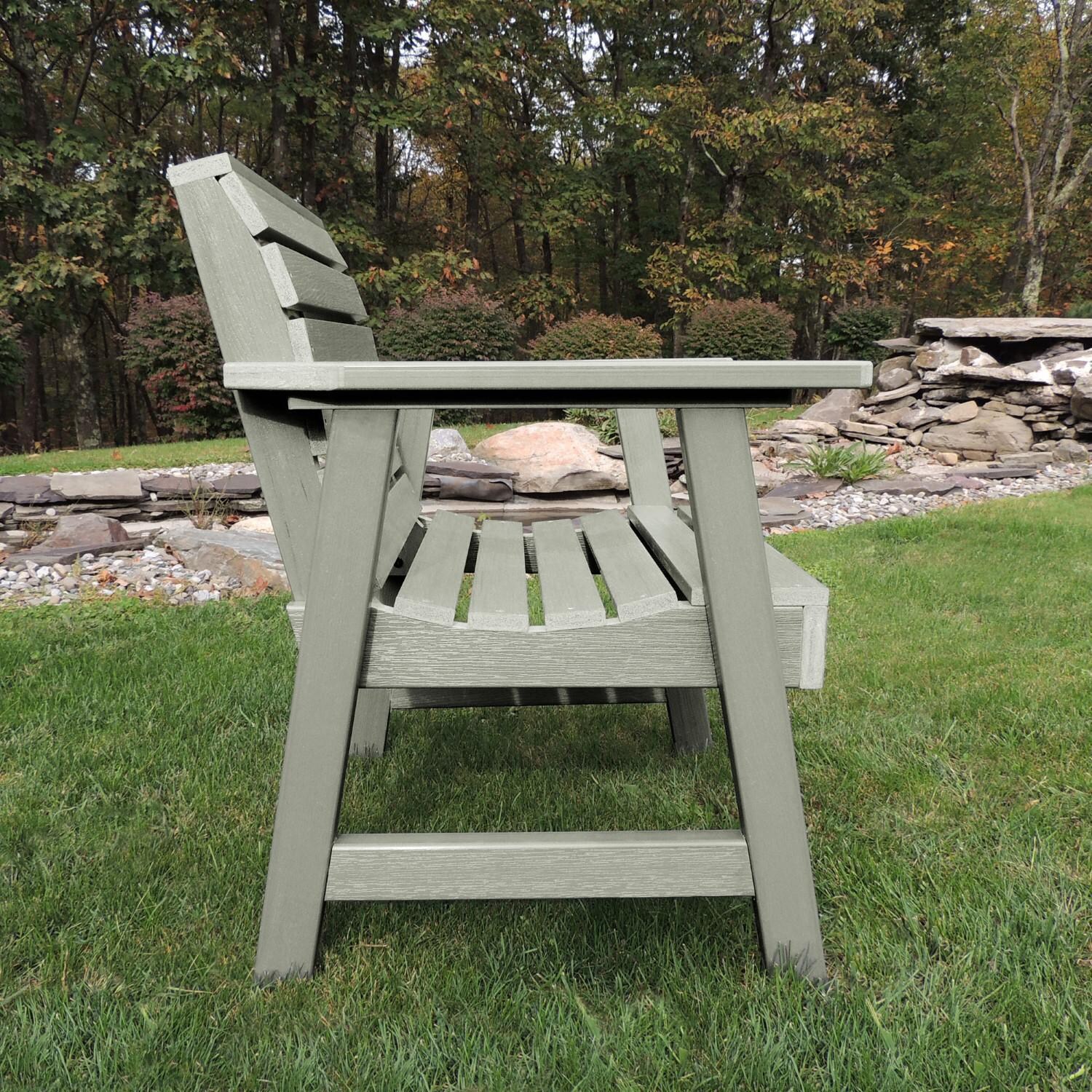 Lakeview Elm Pointe Garden Chair - Eucalyptus - Side View thumbnail