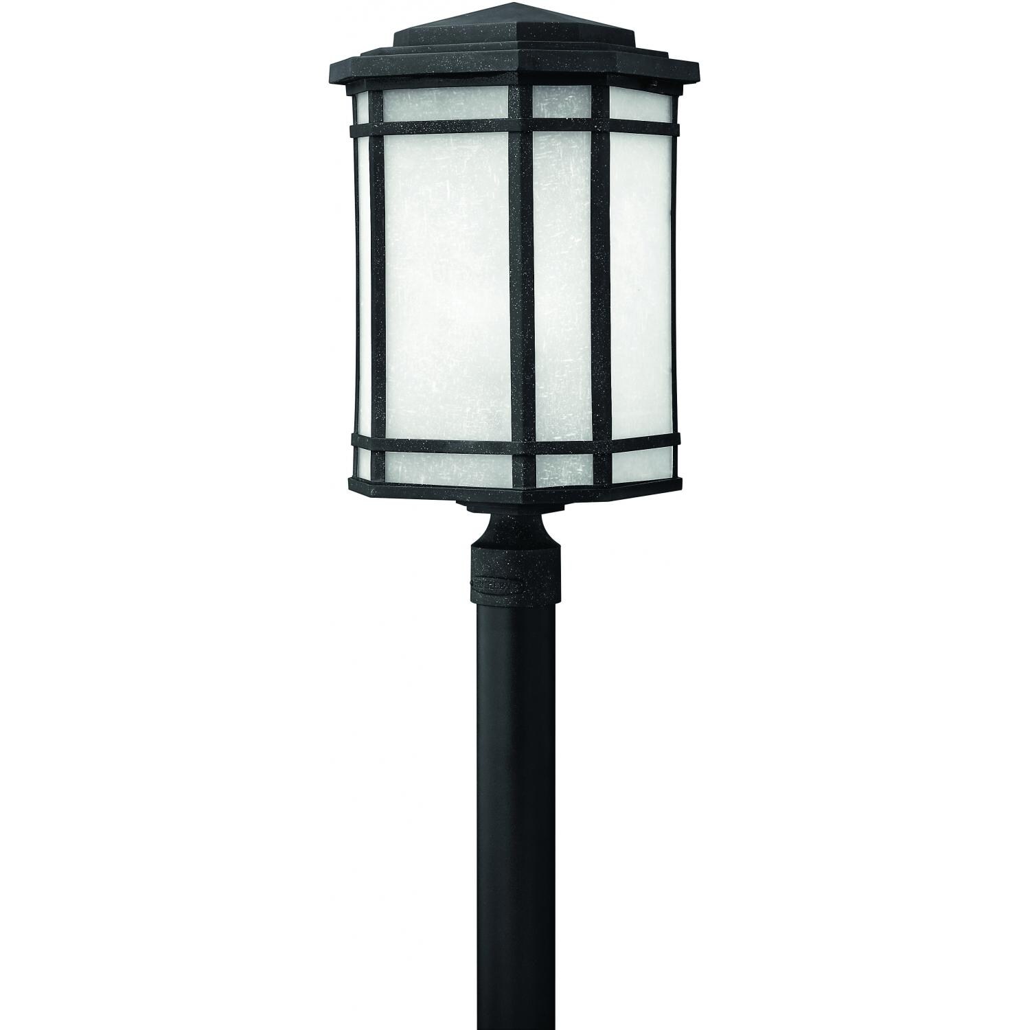 Hinkley Lighting Cherry Creek One Light 22-Inch LED Outdoor Post Light - Vintage Black - 1271VK-LED