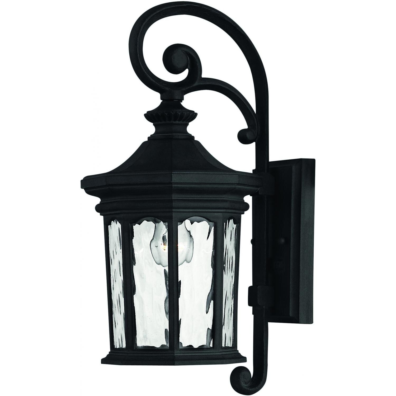 Hinkley Lighting Raley One Light 17-Inch Outdoor Wall Light - Museum Black - 1600MB