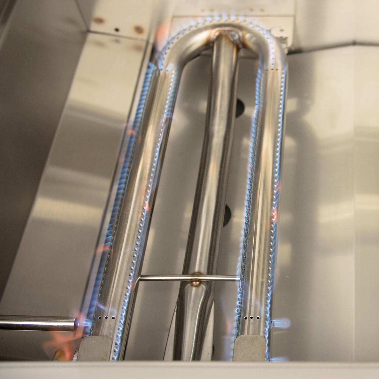 DCS BE1-36RC-N Series 9 Evolution 36-Inch Built-In Natural Gas Grill With Rotisserie - Lit Burner