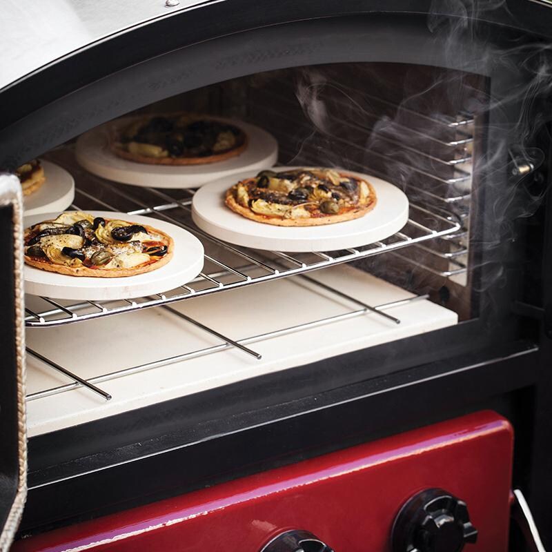 Fornetto Alto Wood Fired Built-In Outdoor Pizza Oven And Smoker - Smoking Personal Pan Pizzas thumbnail