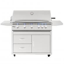 Summerset Sizzler Pro 40-Inch 5-Burner Natural Gas Grill With Rear Infrared Burner - SIZPRO40-NG