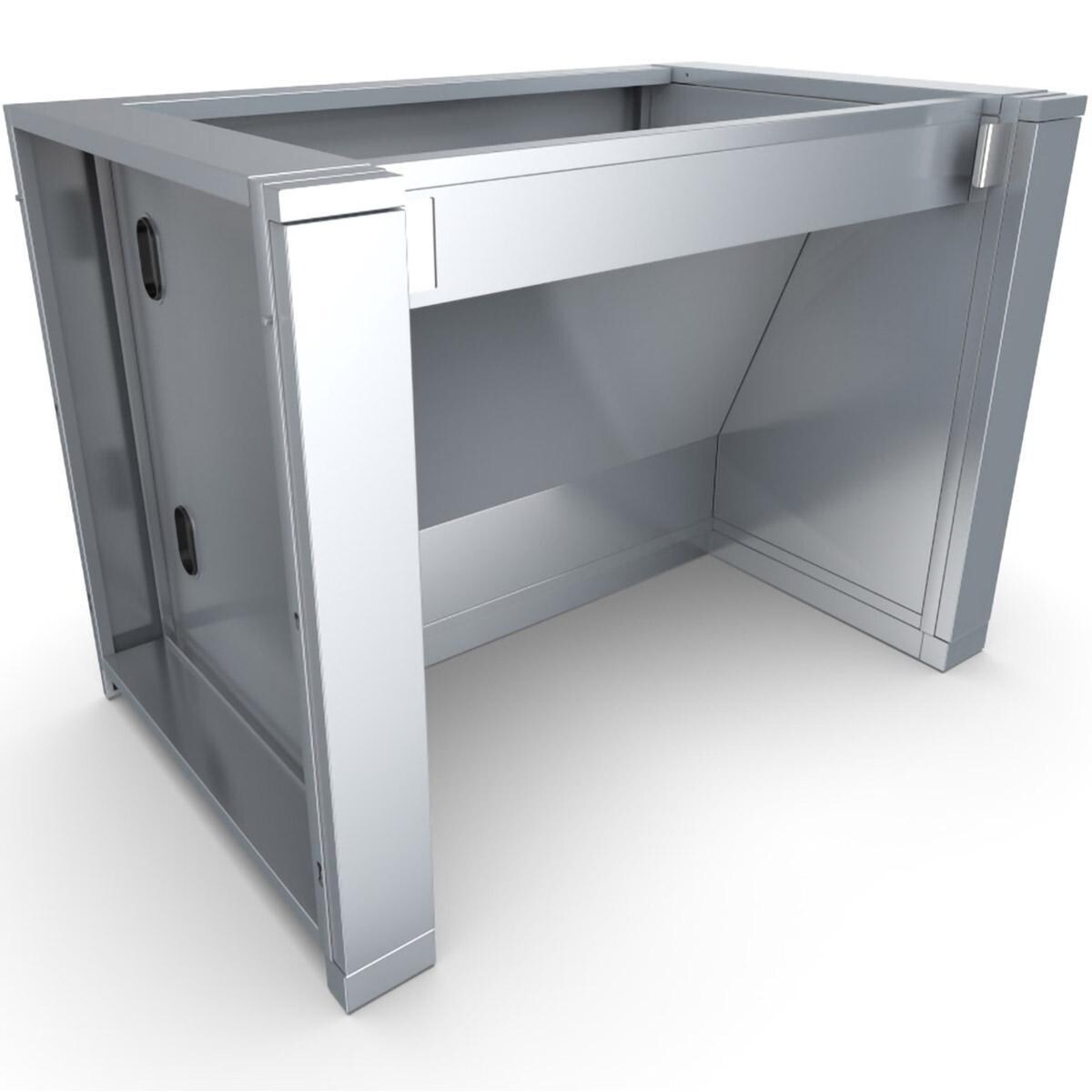 Sunstone ADA44BC 44-in Stainless Steel ADA Compliant Sink Cabinet - White Background thumbnail