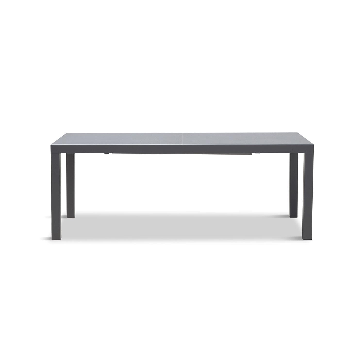 Calm Bay 13 Pc Extendable Dining Set in Slate/Heather Beige by Lakeview - Table - White Background thumbnail