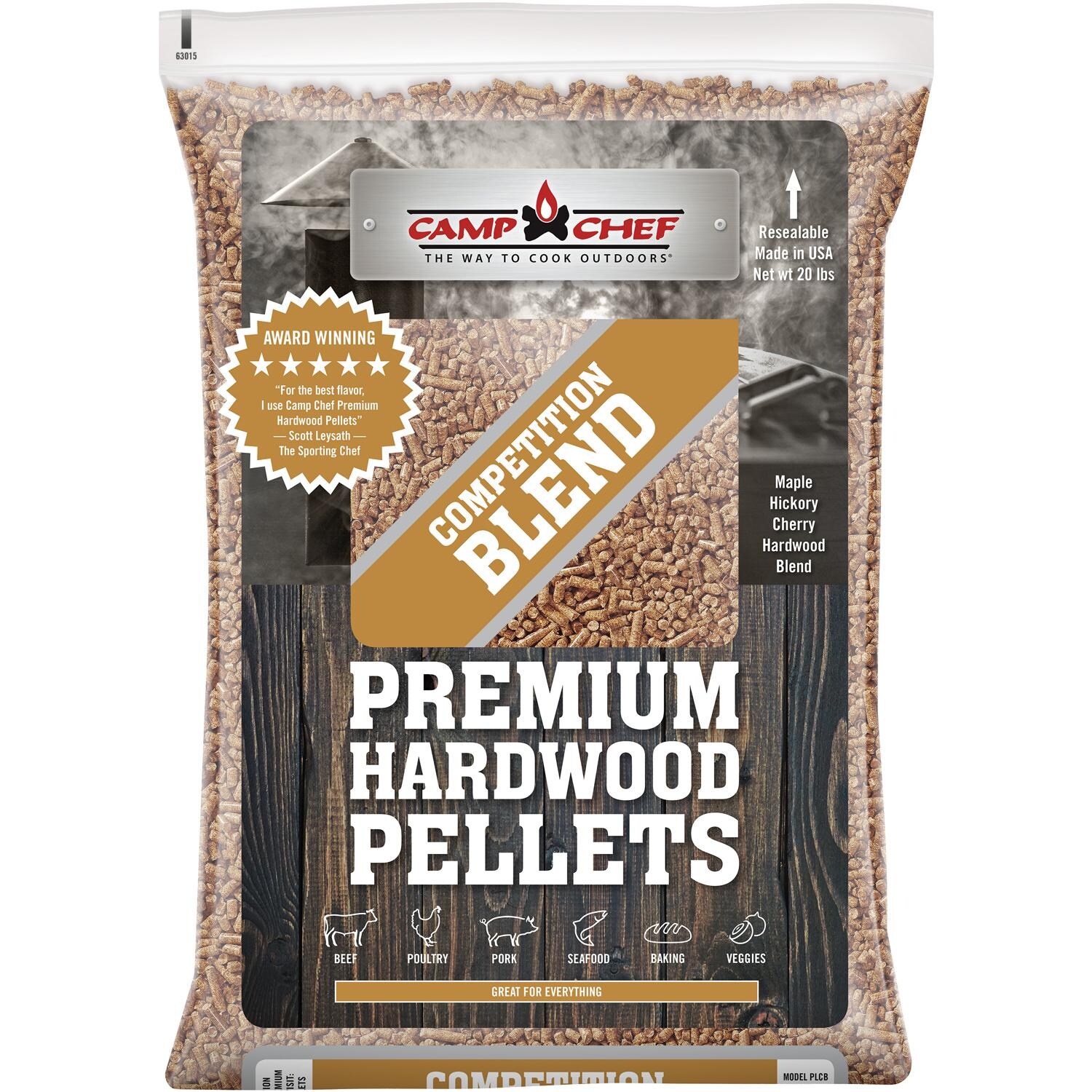 Camp Chef PLCB 20 Lb. Premium Hardwood Pellets - Competition Blend thumbnail