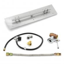 Lakeview Outdoor Designs 24-Inch Flat Linear Pan W/ 18-Inch Propane T-Burner & Connection Kit image