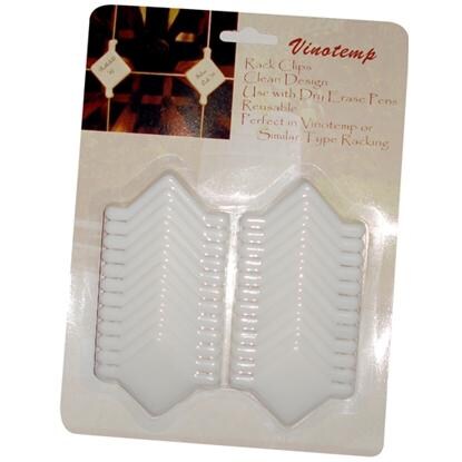 Vinotemp VT-WINECLIPS Wine Rack Labeling Clips Full View