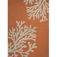 Jaipur Rugs Grant Bough Out 7.6 X 9.6 Indoor/Outdoor Rug - Orange/Ivory