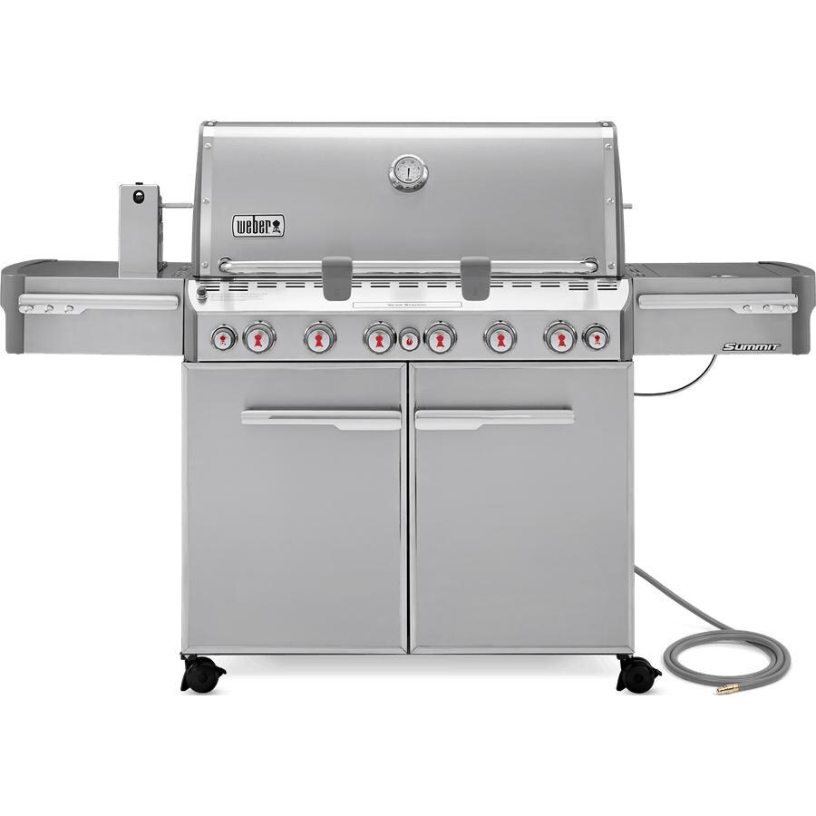 Weber Summit S-670 Freestanding Natural Gas Grill With Rotisserie, Sear Burner & Side Burner thumbnail