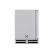 Hestan 24-Inch 5.0 Cu. Ft. Left Hinge Outdoor Rated Dual Zone Refrigerator With Wine Storage - GRWSL24 image