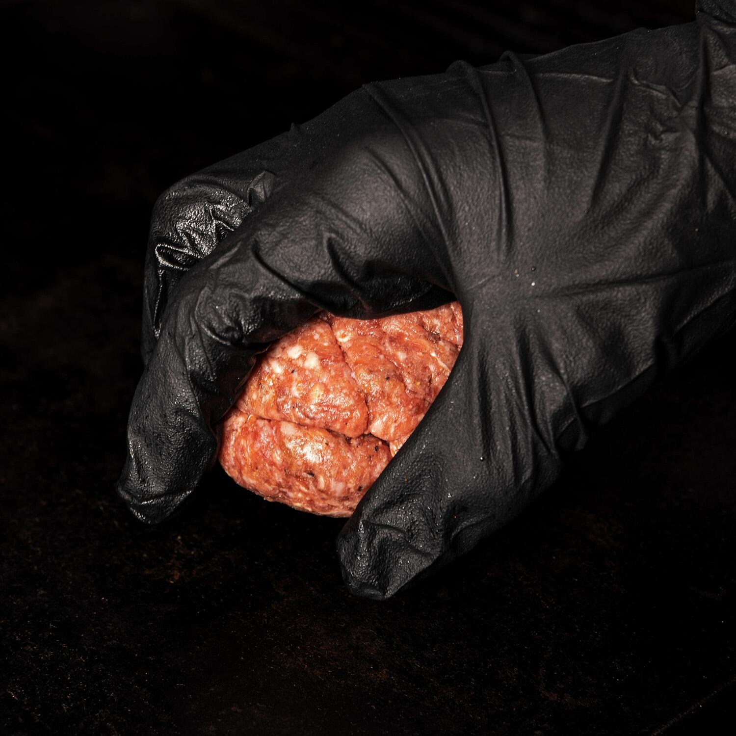 GrillPro Cooking Gloves 24 Pc & 4 Pc Cotton - 90928 - Forming Burger - Lifestyle thumbnail