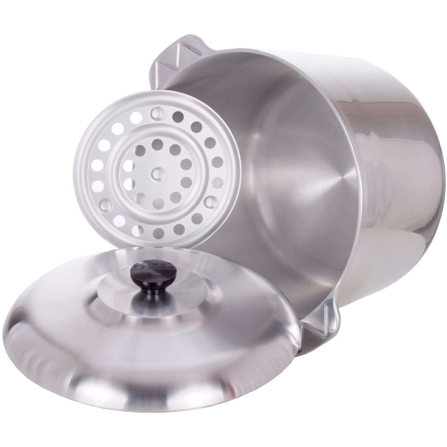 Cajun Cookware 10-Quart Aluminum Stock Pot - Inside View thumbnail