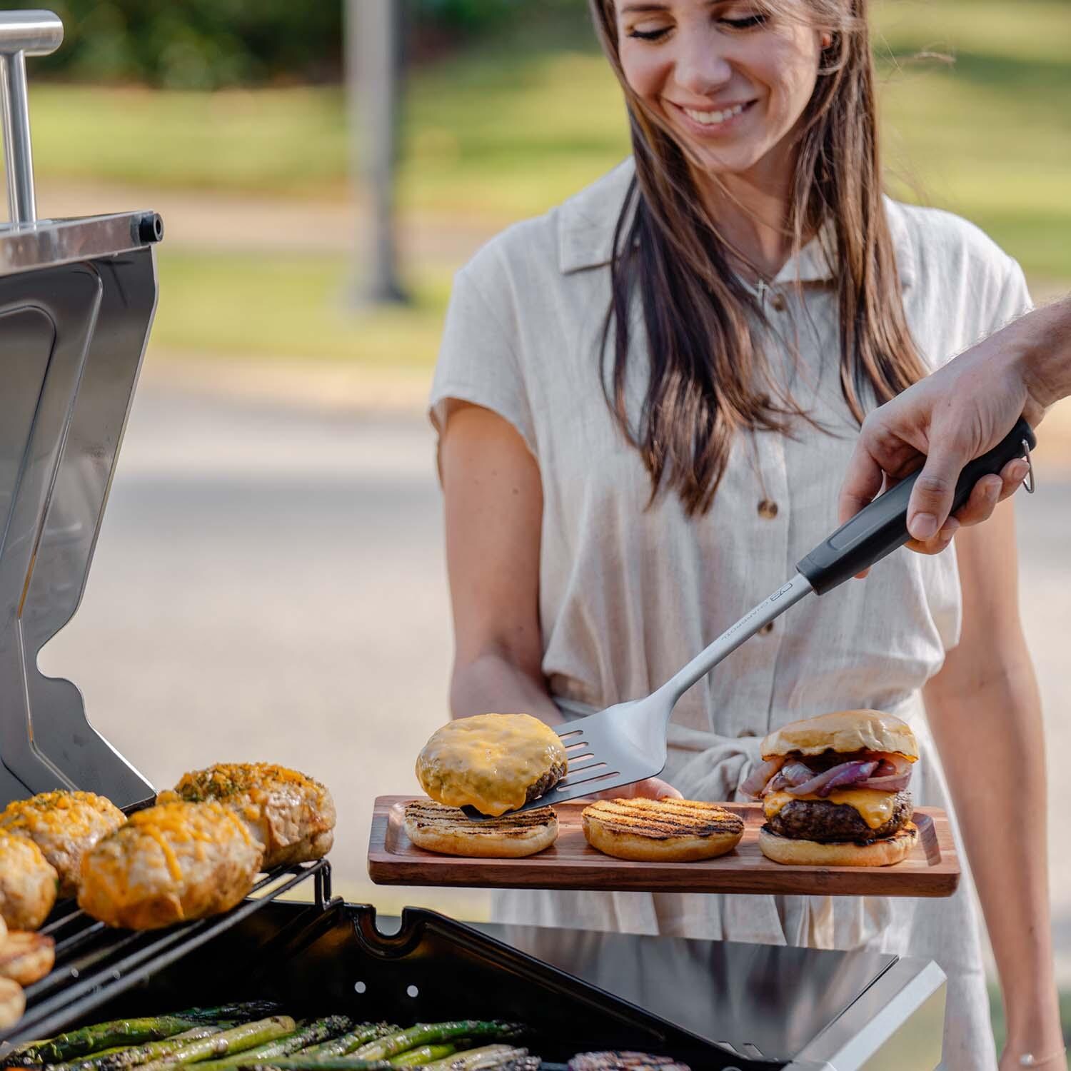 Charbroil 463463125 5-Burner Propane Grill - Grey - Lifestyle thumbnail