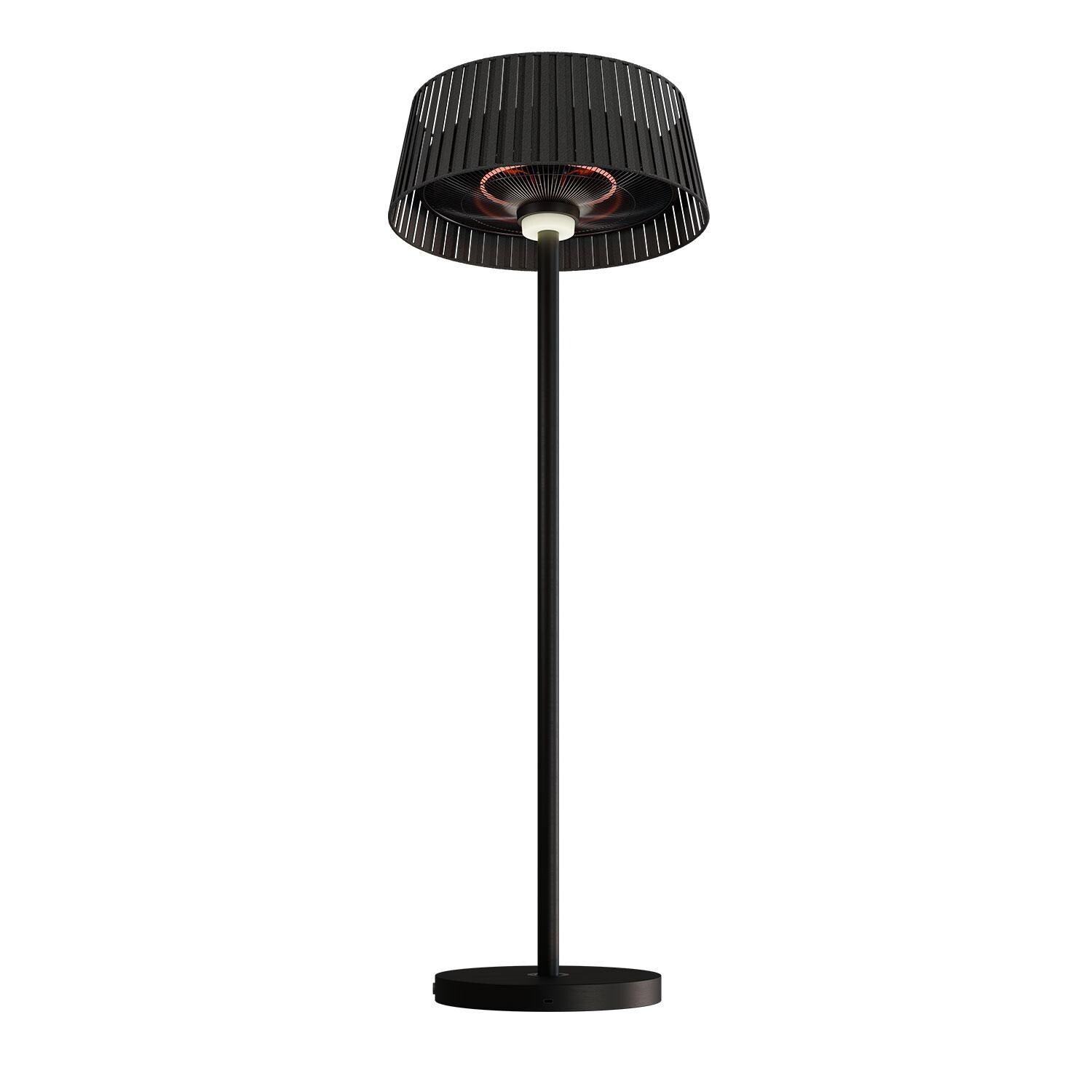 Eurofase EFH0138 29-in Vellura 1500 Watt Single Element Electric Freestanding Patio Heater - Black - Display - White Background thumbnail