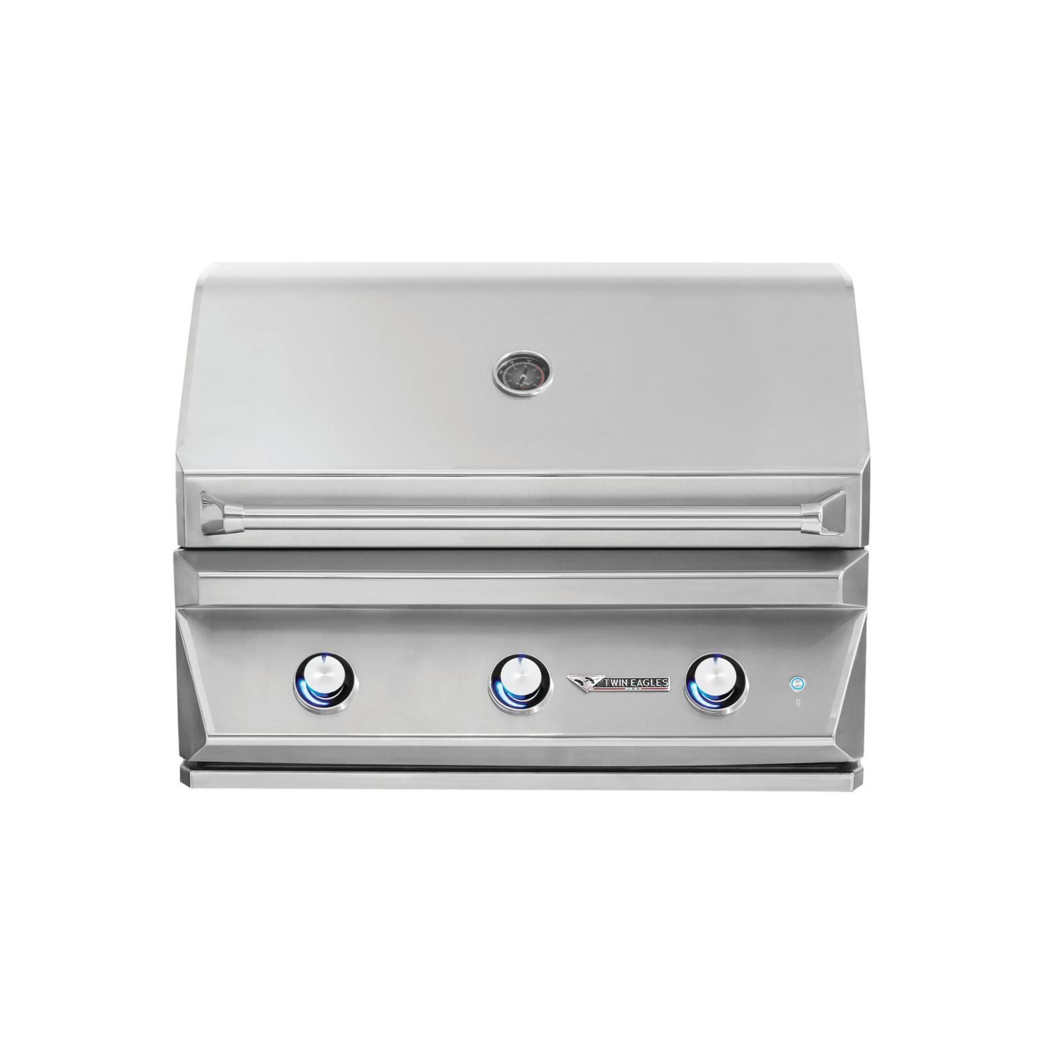 Twin Eagles 36-Inch 3-Burner Built-In Natural Gas Grill - TEBQ36G-CN thumbnail