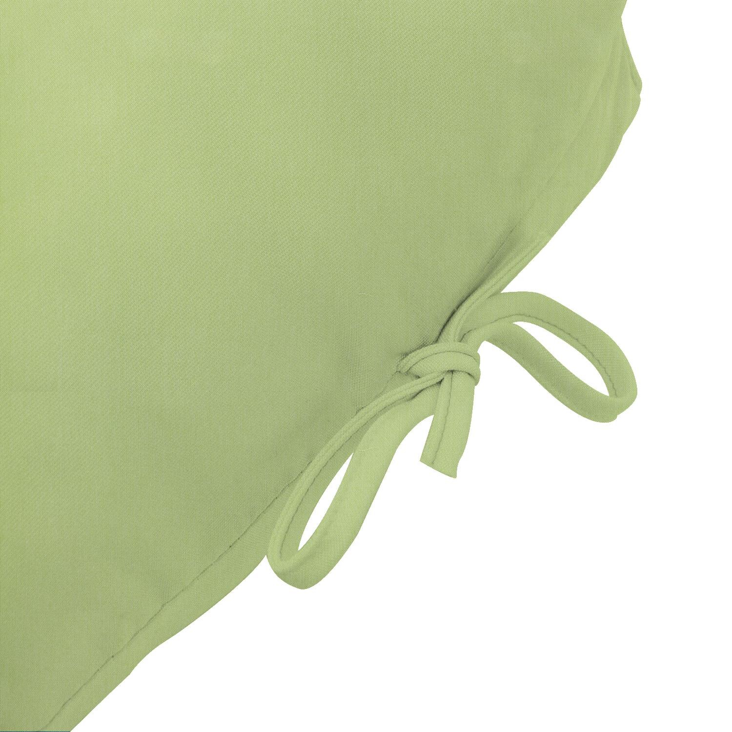 Sunbrella Canvas Parrot Extra Long Outdoor Replacement Chaise Lounge Cushion By UltimatePatio.com - Tie Detail thumbnail