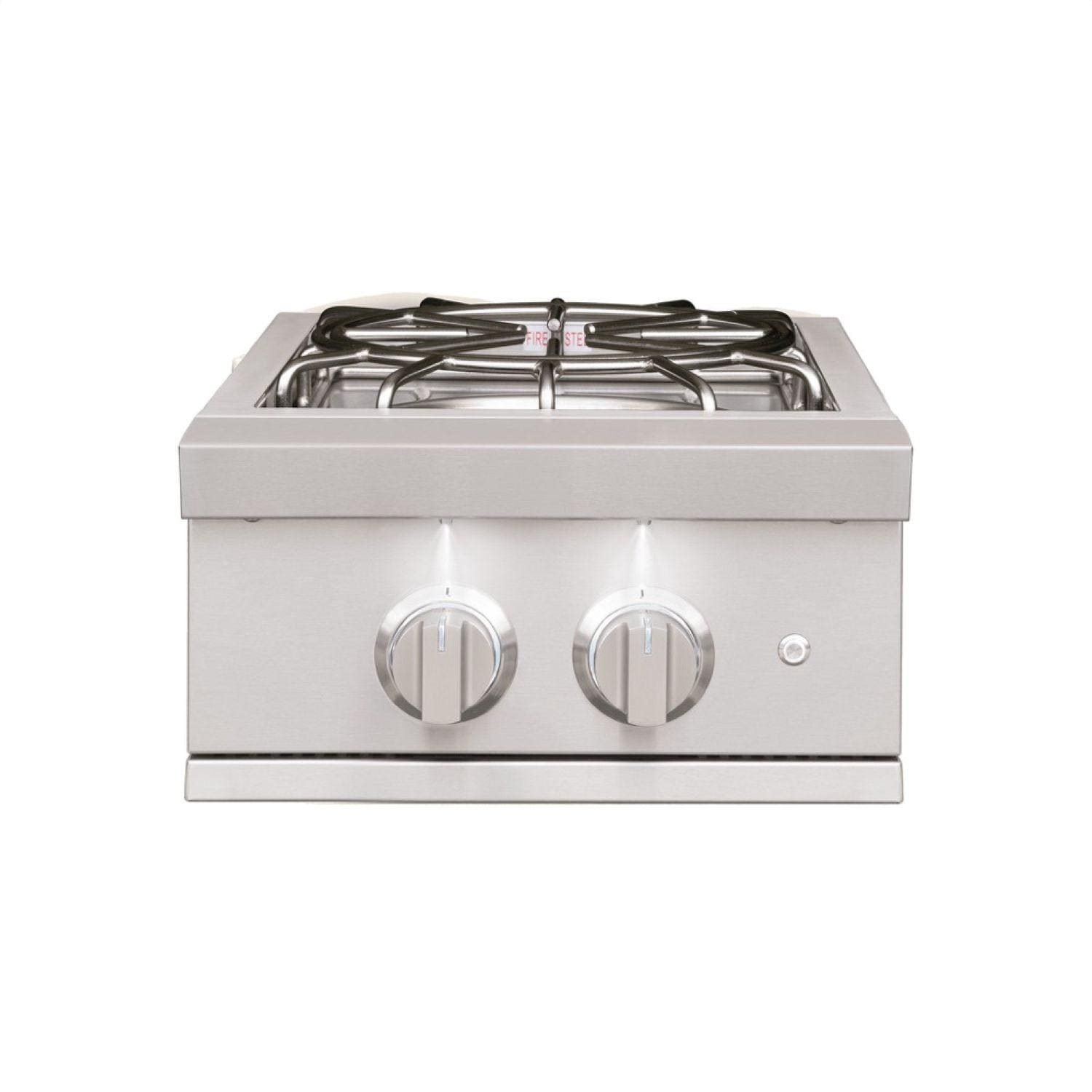 Summerset PB2PRO Pro15-in Built-In Natural Gas Power Burner - Knob Lights On - White Background thumbnail