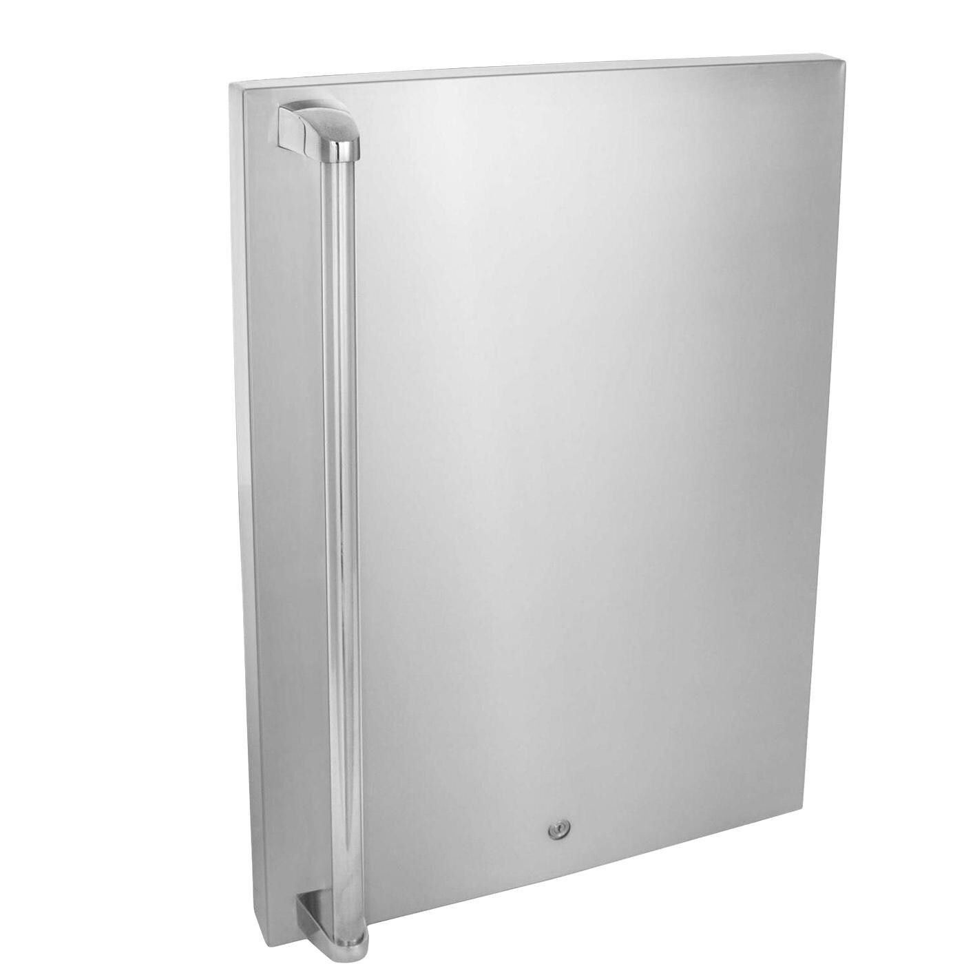RCS REFR1A 21-Inch 4.2 Cu. Ft. Right Hinge Compact Refrigerator - Stainless Steel Door Detail thumbnail