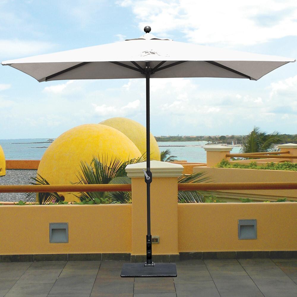 7 foot rectangular patio umbrella PURPLE LEAF 15x9ft Double-Sided Outdoor Market with Base, Light Grey 1.5Net Weight CHYVARY 10 x 7 ft