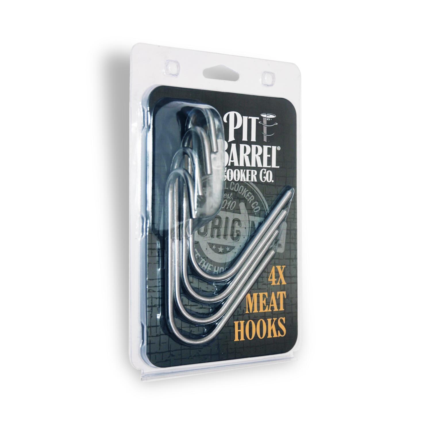 Pit Barrel Cooker 4-Piece Stainless Steel Hanger Hooks - AC1006F