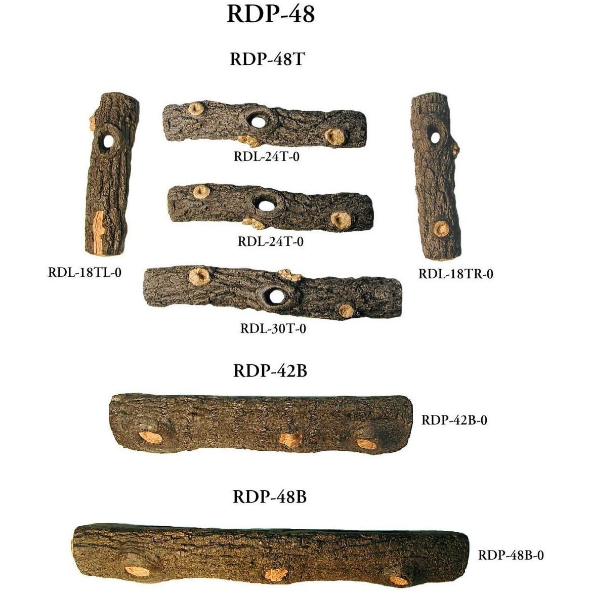 Peterson Real Fyre Golden Oak Designer Plus Log Breakdown  thumbnail