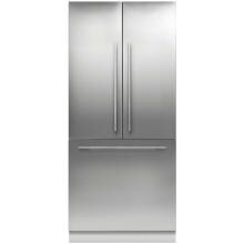 Fisher Paykel ActiveSmart 16.8 Cu. Ft. 80/84-Inch Tall Built-In French Door Refrigerator W/ Ice Maker - Panel Ready - RS36A80J1 image