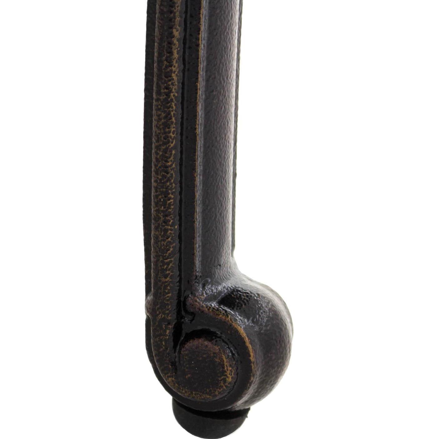 Villa Flora 48-Inch Round Cast Aluminum Wood Burning Fire Pit - Foot Detail thumbnail