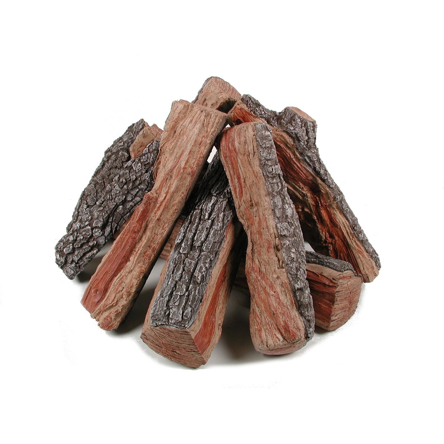Rasmussen 24-Inch Bark/Split Fire Pit Logs (Logs Only - Burner Not Included)