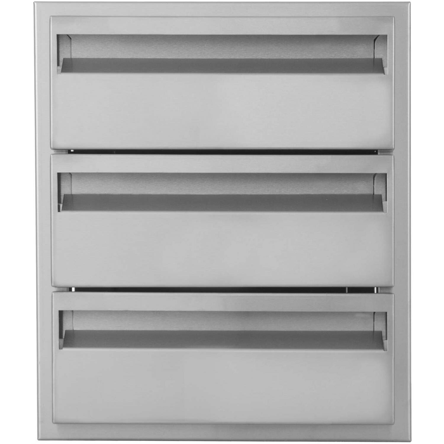 Aspen Series Triple Access Drawer Front View thumbnail