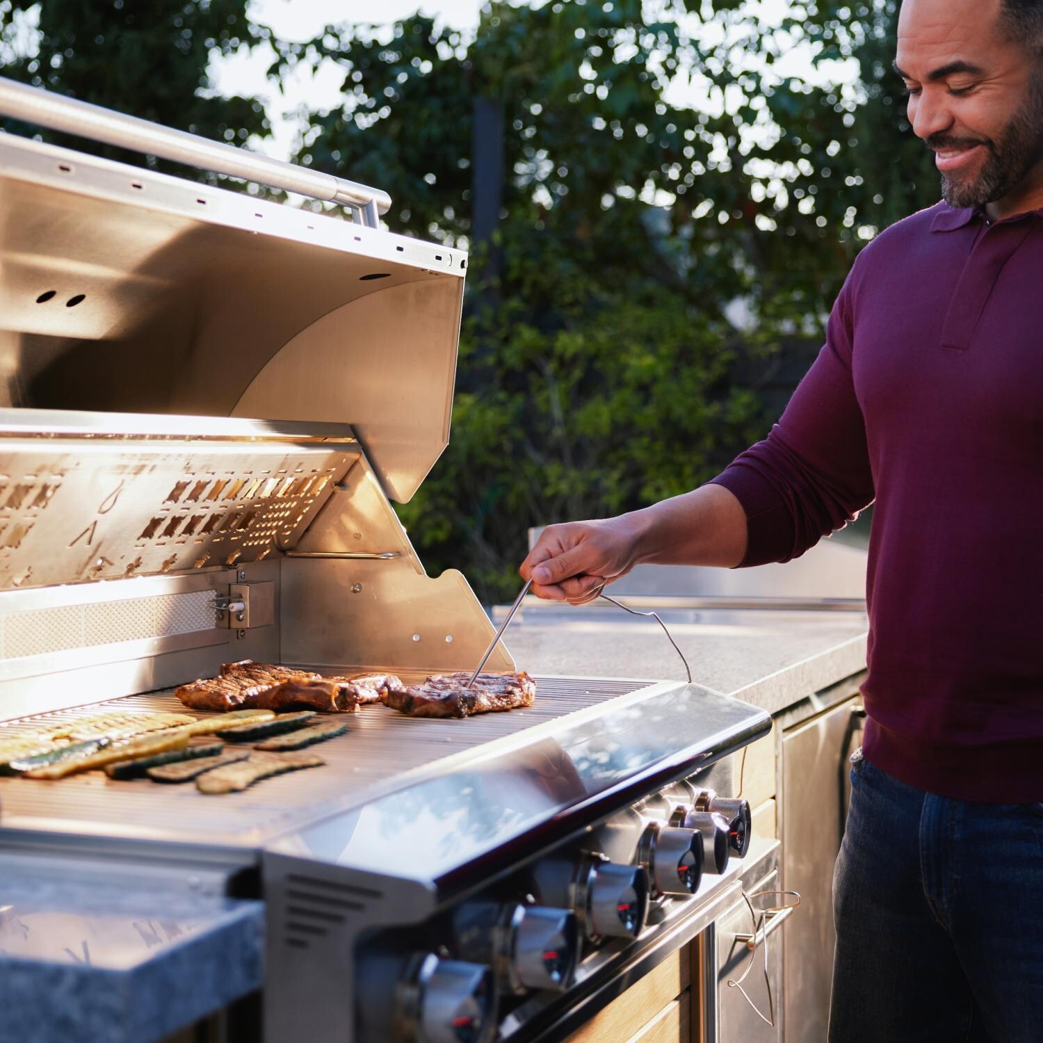 Blaze BLZ-5LTEPRO-LP Propane Grill - In Use - Lifestyle thumbnail