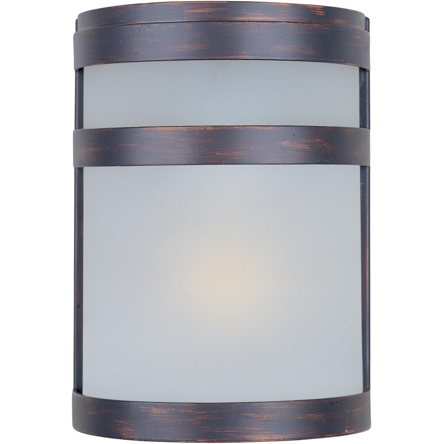 Maxim Arc One Light 9-Inch Outdoor Wall Light - Oil Rubbed Bronze - 5000FTOI