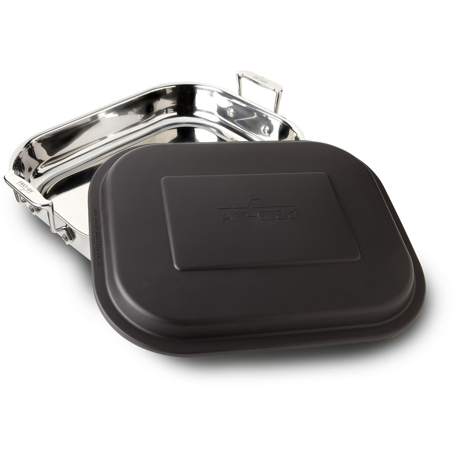 All-Clad Stainless Lasagna Pan With Lid thumbnail