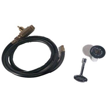 Vin De Flame Enthusiast 42-Inch Wine Barrel Fire Pit W/ 65,000 BTU Match Light Burner - Chat Height - Vintage Table Top - Conversion Kit thumbnail