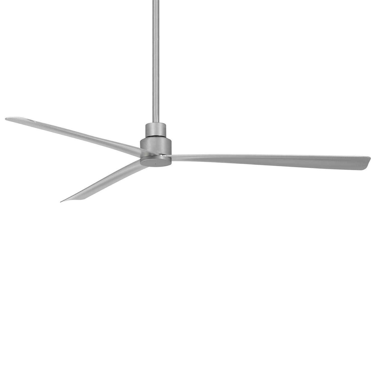 Minka-Aire Simple 65-Inch 3 Blade Entergy Star Outdoor Fan in Silver with Remote Control - F789-SL