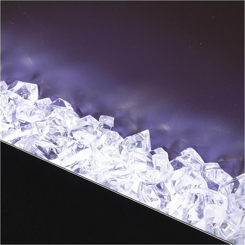 Napoleon NEFVC38H 38-Inch Allure Vertical Wall Mount Electric Fireplace - White Ember Bed thumbnail