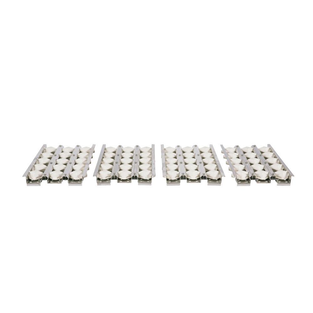 Coyote Ceramic Briquette Flame Tamer Set For C2 Model 36 Inch Grills Set Of 4 C2briq36 Bbqguys