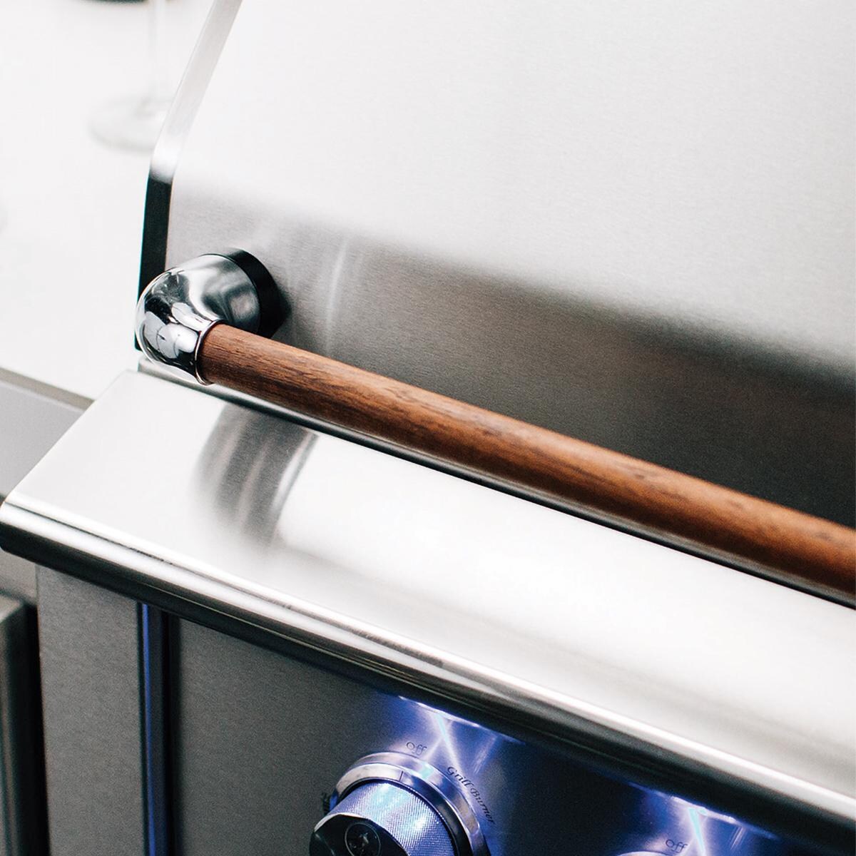 Summerset Alturi Teak Wood Grill Handle - Detail View thumbnail