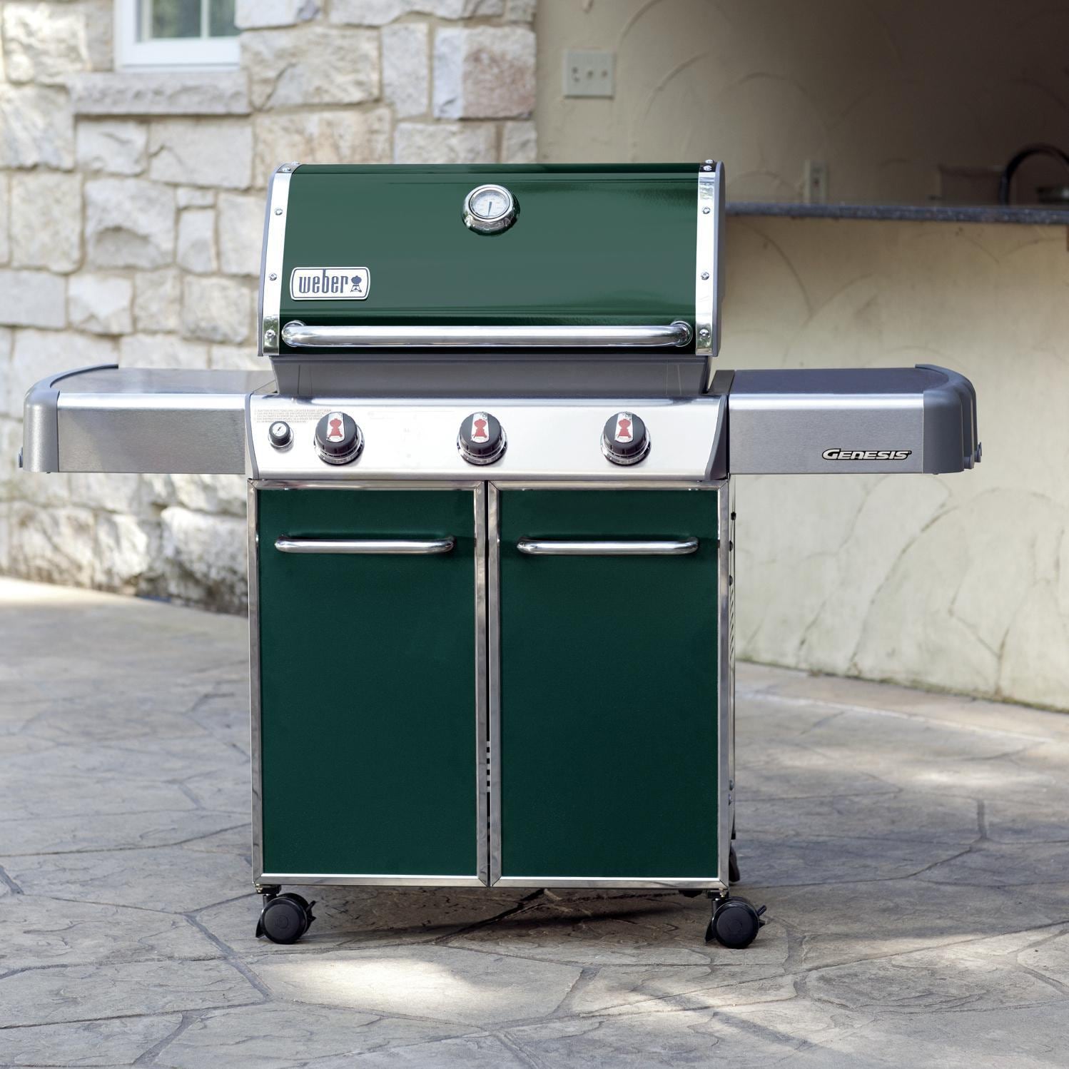 Weber Genesis E-310 Freestanding Propane Gas Grill - Green