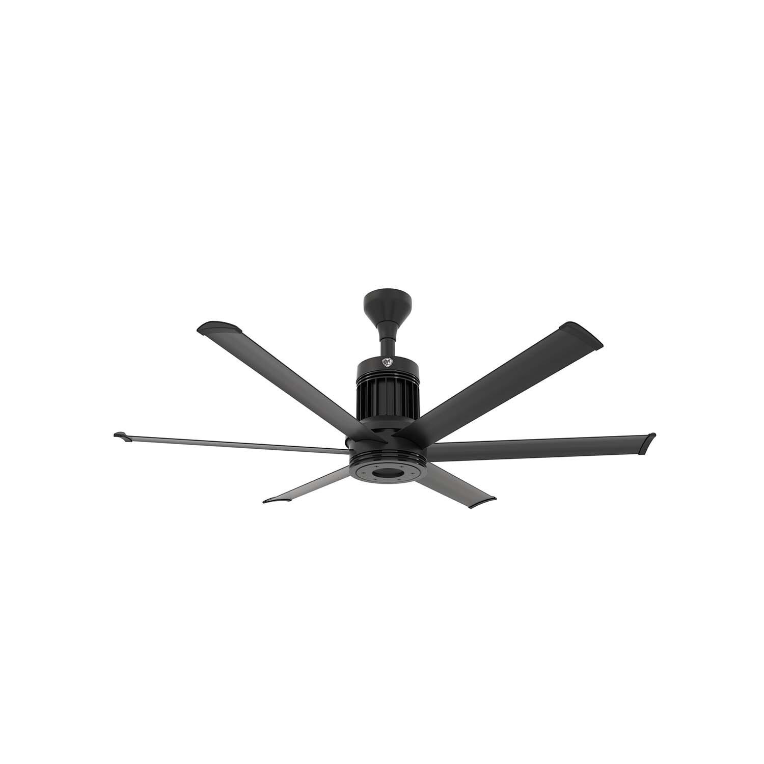 Big Ass Fans 60-Inch i6 Ceiling Fan Universal Mount W/6-Inch Ext Tube in Black - MK-I61-051906A728I06