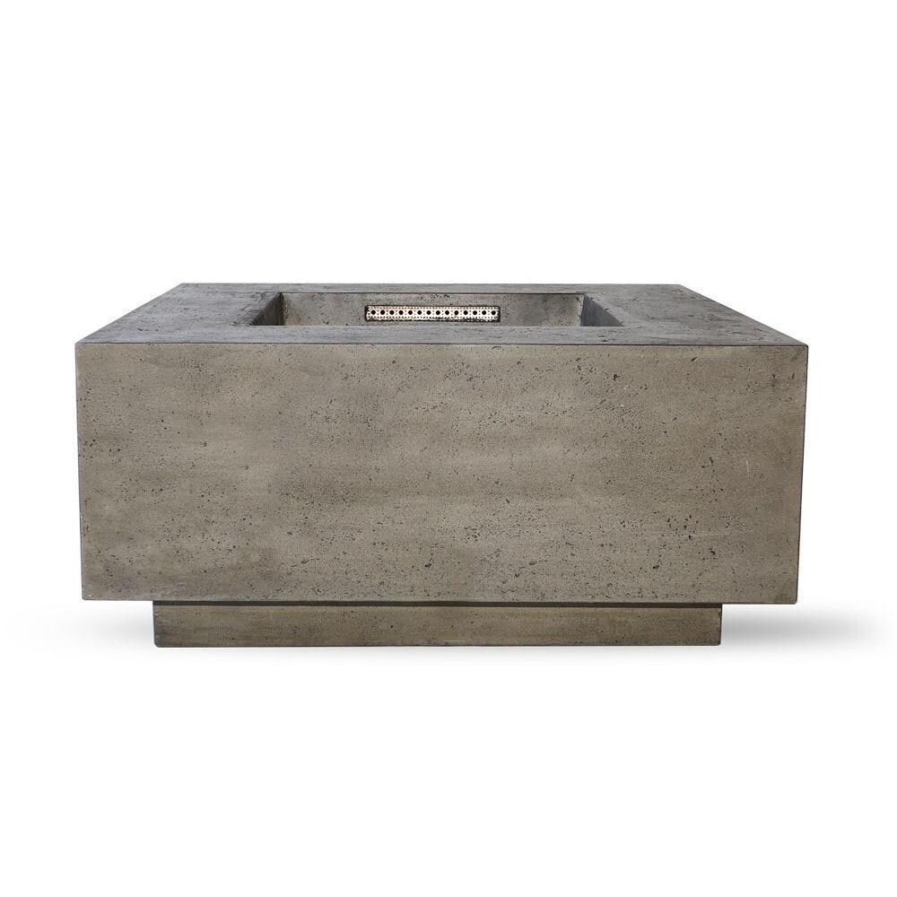 Prism Hardscapes Tavola 3 48-Inch Natural Gas Square Fire Pit Table - Pewter - SCPH-407-4NG thumbnail