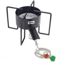 Bayou Classic Outdoor Stove With Hose Guard 22-Inch Low Pressure Bayou Cooker
